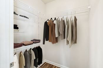Oversized walk-in closets